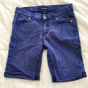 Jordache Girls Navy Blue‎ Size 12 Bermuda Uniform Shorts